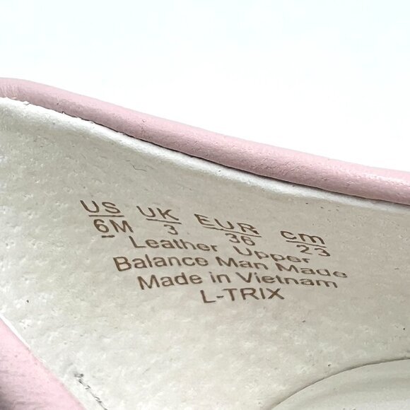 Franco Sarto Womens Size 6 Trix Pink Leather D'Orsay Point Toe Heels Pumps Shoes - Picture 13 of 13